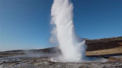 Geyser Strokkur on Iceland - YouTube