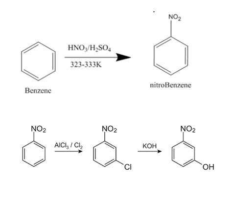 Convert benzene to m-nitrophenol - Chemistry - Alcohols Phenols and Ethers - 10910591 ...