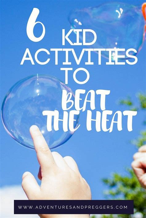 Summer Activities to Beat the Heat- Adventures and Preggers | Summer ...