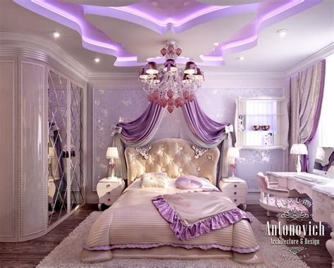 LUXURY ANTONOVICH DESIGN UAE: Pink girly bedroom from Katrina Antonovich