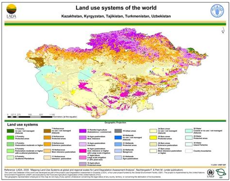 Kazakhstan Natural Resources Map