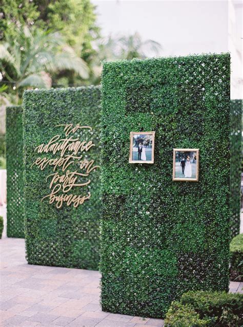 Plant Artificial Mat Greenery Wall Hedge Grass Fence Foliage Panel ...