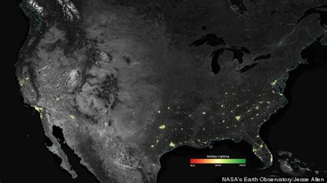 Christmas Lights Can Be Seen From Space By NASA Satellites | HuffPost