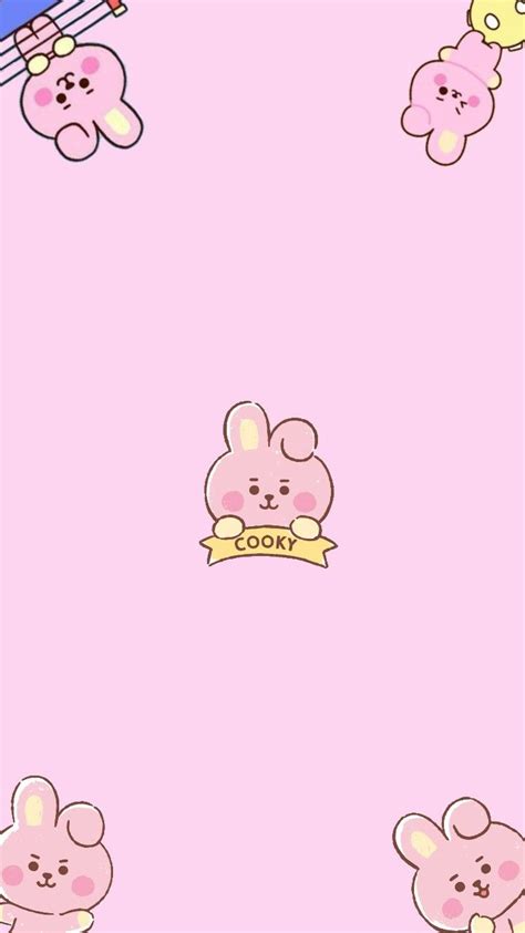 Cooky BT21 | Kartu lucu, Kartu, Gambar bts