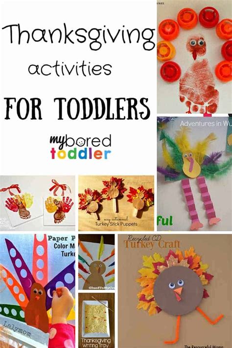 Thanksgiving Crafts for Toddlers - My Bored Toddler