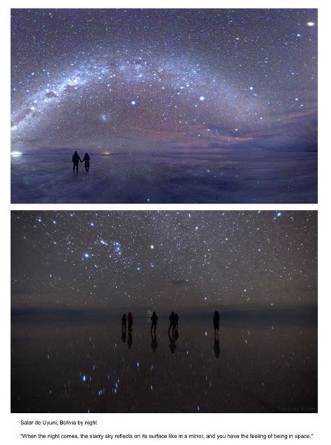 This is amazing...magic! Salar de Uyuni, Bolivia by night "When the ...