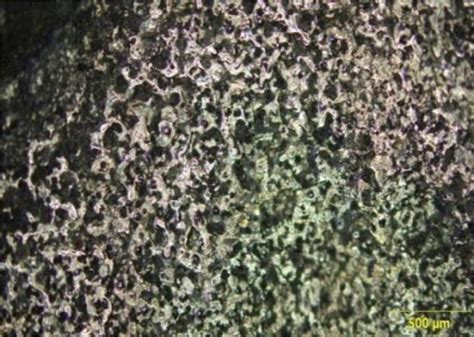 Microstructure of Stellite 6 alloy work piece material. | Download ...