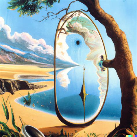 The Nature of Reality by Salvador Dali : dalle2