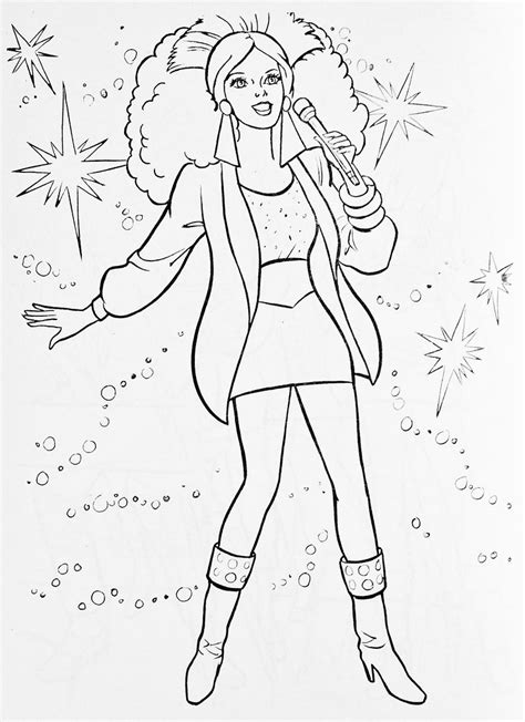 80s Fashion Pages Coloring Pages