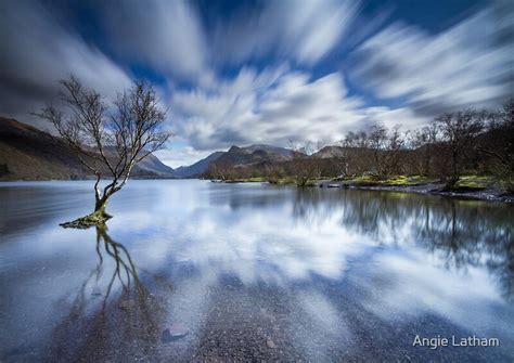 "Llyn Padarn Lake, Llanberis, Snowdonia" Art Prints by Angie Latham | Redbubble