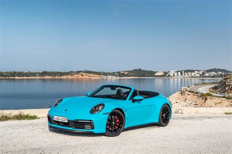 911 Carrera S Cabriolet Miami Blue (S-GO 4109) - The new Porsche 911 Cabriolet