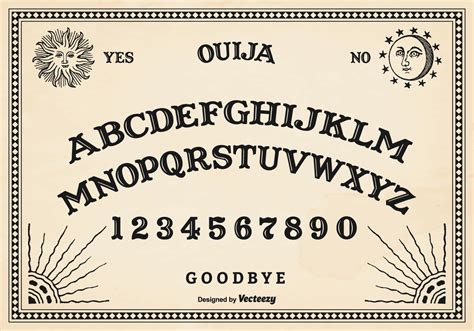 Ouija Board Printable