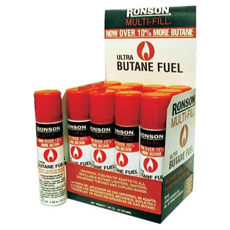 Ronson Butane 42gr Cans - CB Distributors, Inc.