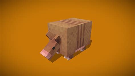 Minecraft Armadillo - 3D model by Skart2000 [22feacb] - Sketchfab