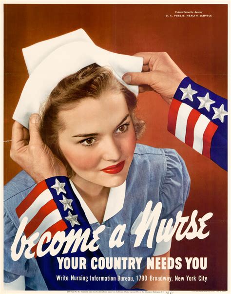 Become a Nurse: Your Country Needs You WWII Poster – Women of World War II