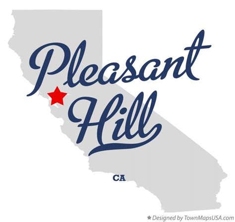 Map of Pleasant Hill, CA, California