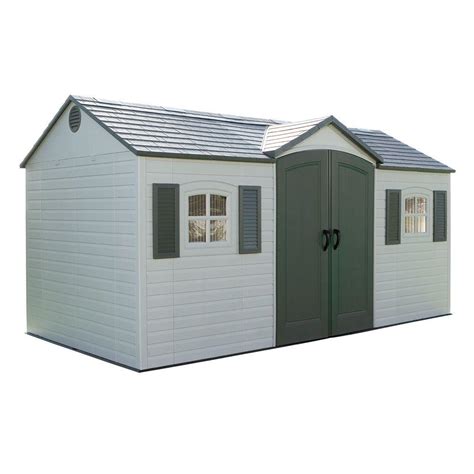 Lifetime 15 ft. x 8 ft. Outdoor Garden Shed-6446 - The Home Depot