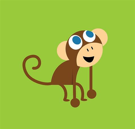 Pbs Kids Monkey Digital Art by Pbs Kids