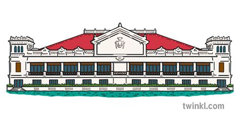 Malacaang Palace Manila Illustration - Twinkl