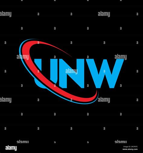 UNW logo. UNW letter. UNW letter logo design. Initials UNW logo linked ...