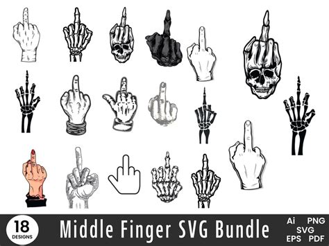 Middle Finger Svg,middle Finger Cricut, Middle Finger Png,middle Finger ...