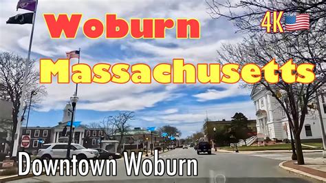 Woburn Massachusetts: Driving Through The Downtown Area . - YouTube