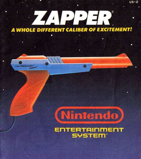 Azrael's Stuff • NES Zapper manual vgjunk: NES Zapper manual. | Classic ...