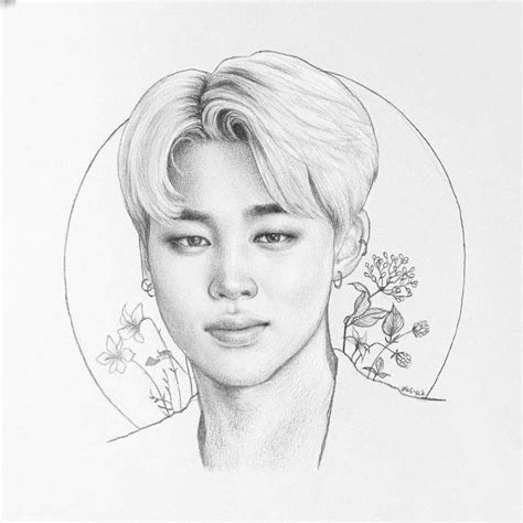 jimin drawing - Google Search | Bts drawings, Sketches, Kpop drawings