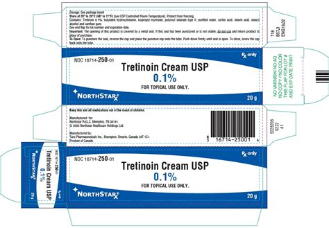 Tretinoin by NORTHSTAR RX LLC TRETINOIN cream