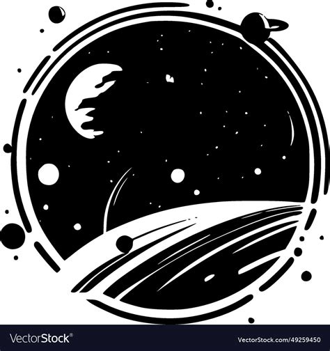 Galaxy - high quality logo ideal for t-shirt Vector Image