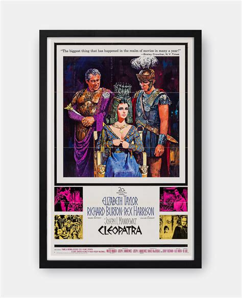 Cleopatra (1963) Movie Poster - The Curious Desk