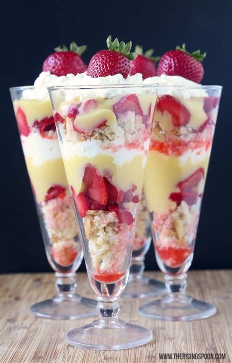 Strawberry Shortcake & Lemon Curd Parfaits | The Rising Spoon