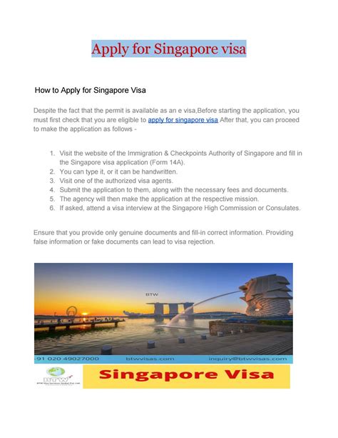 Apply for singapore visa by Piyush Dangi - Issuu