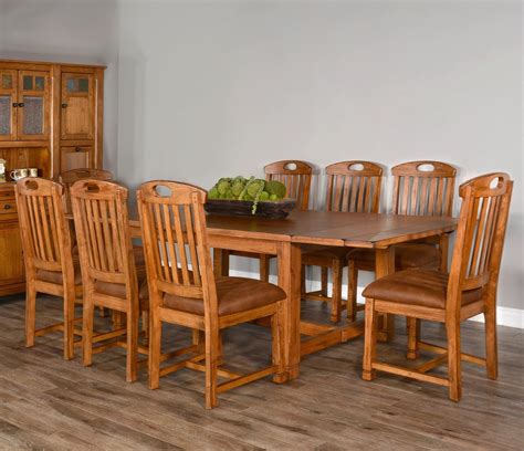 Sunny Designs Sedona 2 9-Piece Dining Set | Fashion Furniture | Dining 7 (or more) Piece Sets
