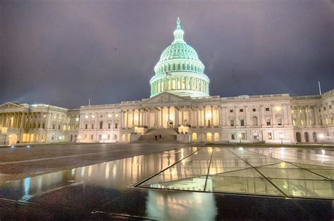 US Capitol Building at night Photograph by Alex Grichenko | Fine Art ...