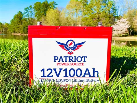 Patriot Power 12V 100AH Lithium Battery – Patriot Power Source