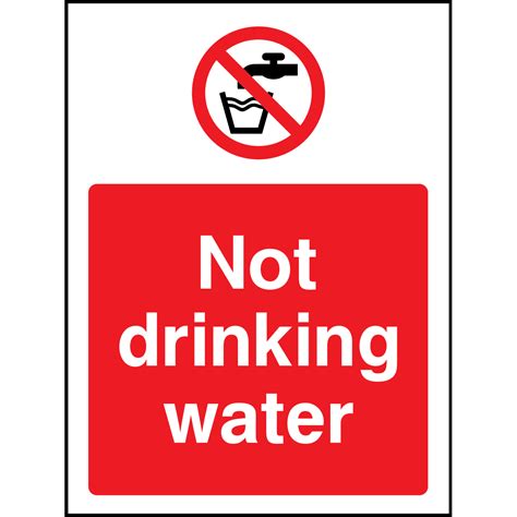 Not Drinking Water Sign | EU Signs Ltd-Sign Manufacturer-Print Shop