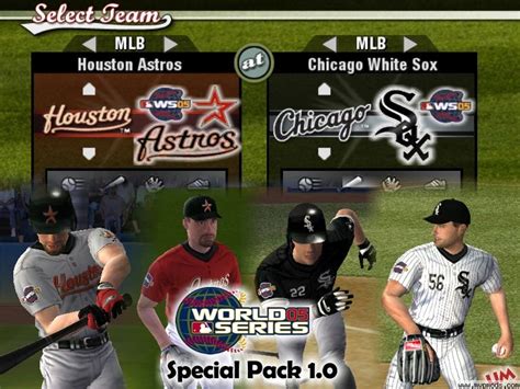 World Series 05 Special Pack For MVP 2005 - Uniforms - MVP Mods