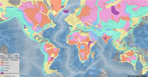 Geofactualidades: Mapa geológico mundial