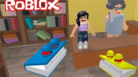 Roblox - ESCAPE DA LIVRARIA (Escape The Bookstore Obby) | Luluca Games ...