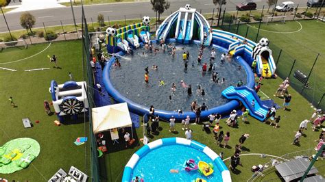 Inflatable Fun Park, Event, Melbourne, Victoria, Australia