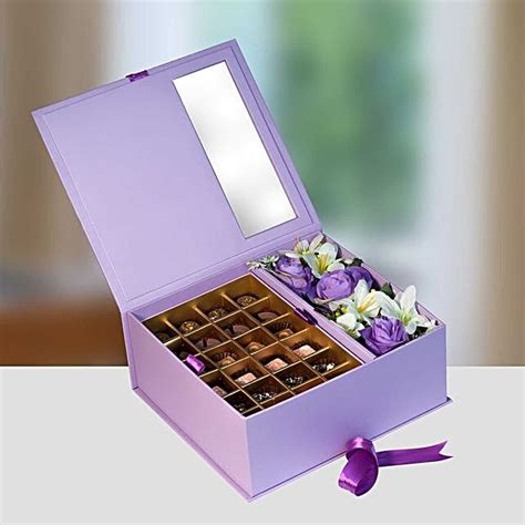 Sweet Purple Box Of Mixed Chocolates uae | Gift Sweet Purple Box Of ...