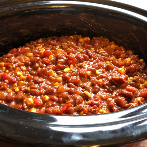 Easy Slow Cooker Chili Recipe