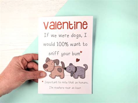 Funny Dog Valentine Card | Etsy