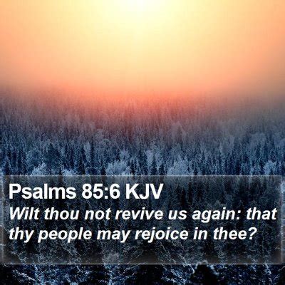 Psalms 85 Scripture Images - Psalms Chapter 85 KJV Bible Verse Pictures