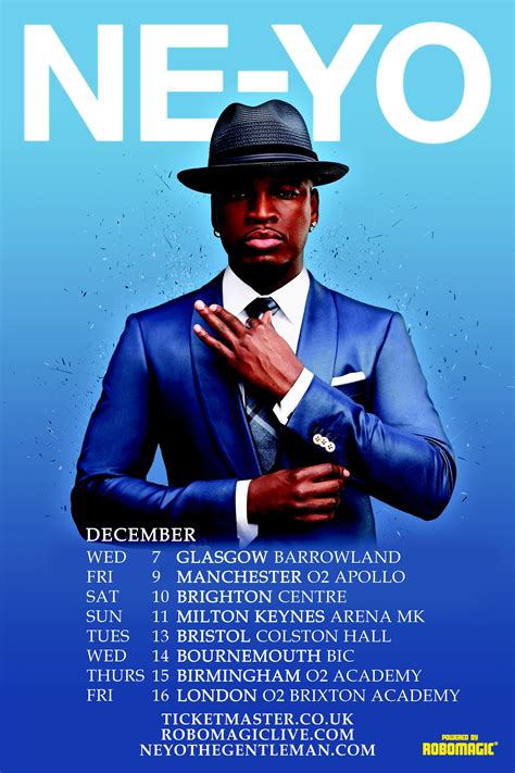 Ne-Yo's December 2016 UK Tour Dates – Find Out How To Get Your Tickets ...