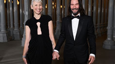 Keanu Reeves and Alexandra Grant at LACMA Art + Film Gala | Marie Claire