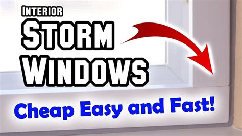 How to Make Easy Interior Storm Windows | Interior storm windows, Storm windows, Diy interior ...