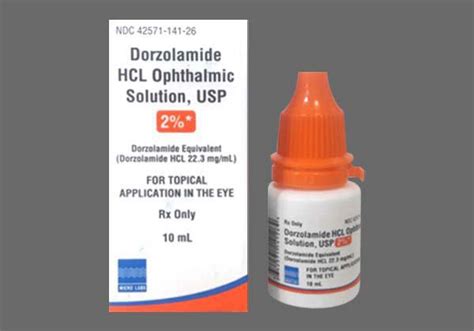 Uses of Dorzolamide | Vinmec