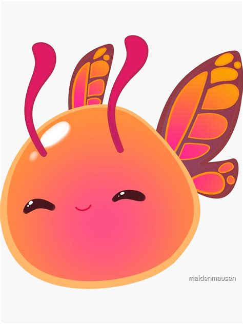 "Flutter Slime" Sticker for Sale by maidenmausen | Redbubble